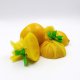 Lemon Wraps with Green Ribbon (100 Pack) 100% cotton (image for) Lemon Wraps with Green Ribbon (100 Pack) 100% cotton